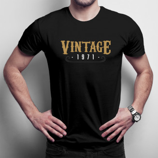 Vintage 1971 - Herren t-shirt Mit Aufdruck