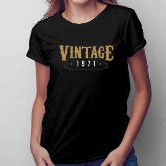 Vintage 1971 - Damen t-shirt Mit Aufdruck