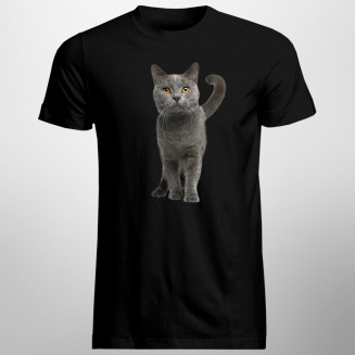 Britische Katze  - Herren  t-shirt mit Aufdruck