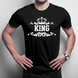 KING  - Herren t-shirt mit Aufdruck
