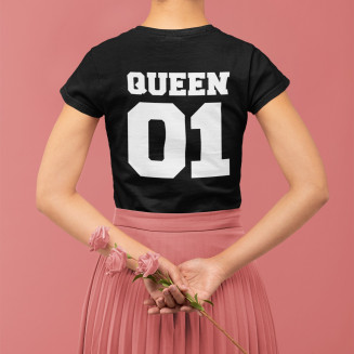 QUEEN 01 - Damen t-shirt mit Aufdruck
