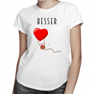 BESSER - Damen t-shirt mit Aufdruck