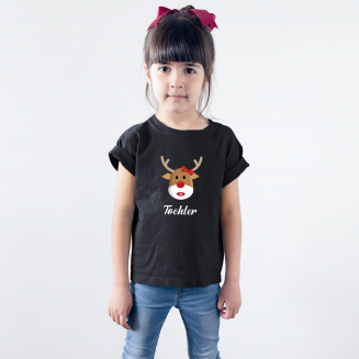 Rentiere - Tochter - Kinder t-shirt mit Aufdruck