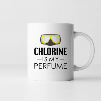 Chlorine is my perfume - Keramikbecher mit Aufdruck