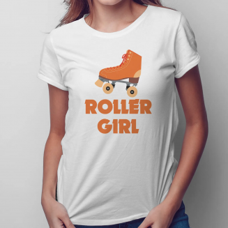 Roller girl - Damen t-shirt mit Aufdruck