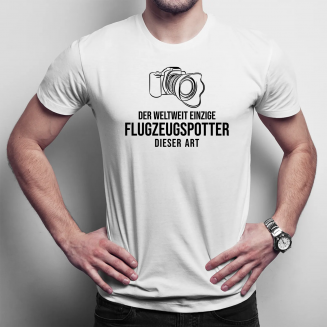 Der weltweit einzige Flugzeugspotter dieser Art - Herren t-shirt mit Aufdruck