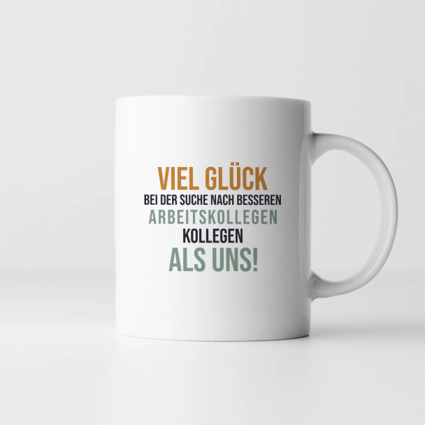 Viel Glück bei der Suche nach besseren Arbeitskollegen Viel Glück bei der Suche nach besseren Arbeitskollegen