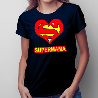 Super mama - damen t-shirt mit Aufdruck