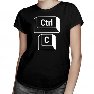 CTRL  + C Mutter  - damen t-shirt mit Aufdruck