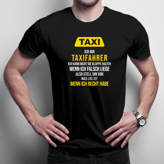 Ich bin Taxifahrer - Herren t-shirt mit Aufdruck