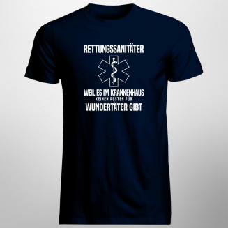 Rettungssanitäter - Wundertäter - Herren t-shirt mit Aufdruck
