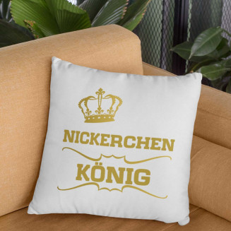 Nickerchen-König - Kissen mit Aufdruck