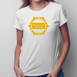 Bienenhaus-Chefin - Damen t-shirt mit Aufdruck