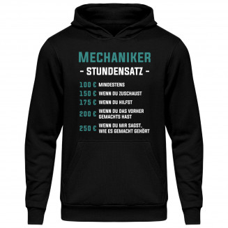 Mechaniker - Stundensatz - Herren-Sweatshirt mit Aufdruck