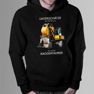 Unterschätze niemals einen Baggerfahrer - Herren-Sweatshirt mit Aufdruck