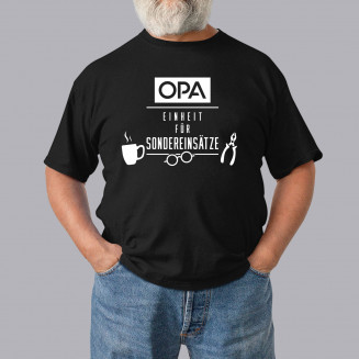 Opa – Einheit für Sondereinsätze - Herren t-shirt mit Aufdruck