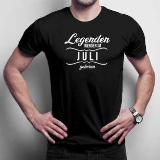 Legenden werden im Juli geboren - Herren t-shirt mit Aufdruck