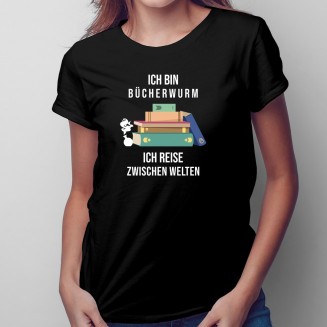 Ich bin Bücherwurm - damen t-shirt