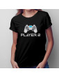 Player 2 v2  - Damen t-shirt mit Aufdruck