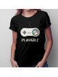 Player 2 v1 - Damen t-shirt mit Aufdruck