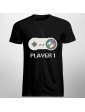 Player 1 v1 - Herren t-shirt mit Aufdruck