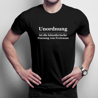 Unordnung - Herren t-shirt mit Aufdruck